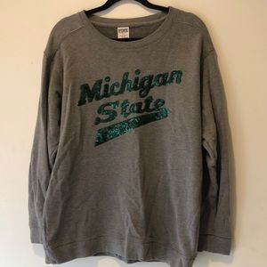 VS PINK michigan state sweater